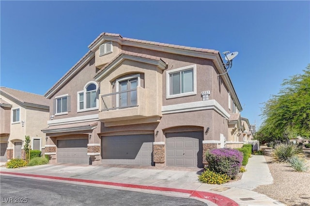 5552 Dueces Wild Ct Unit 101, Las Vegas, NV 89122 - multi unit property featuring stucco siding, stone siding, and a garage