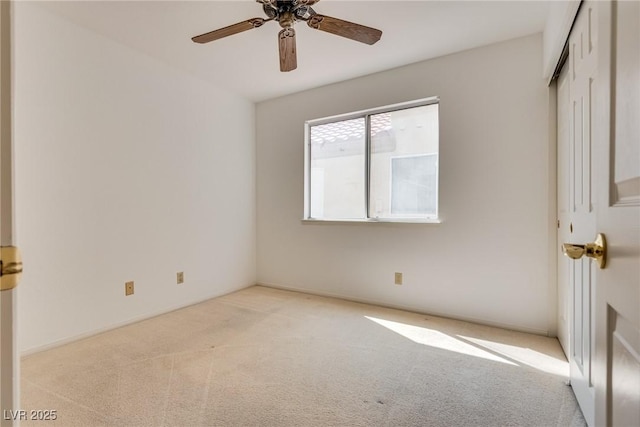 2904 Channel Bay Dr, Las Vegas, NV 89128 - unfurnished bedroom with carpet, a closet, and ceiling fan