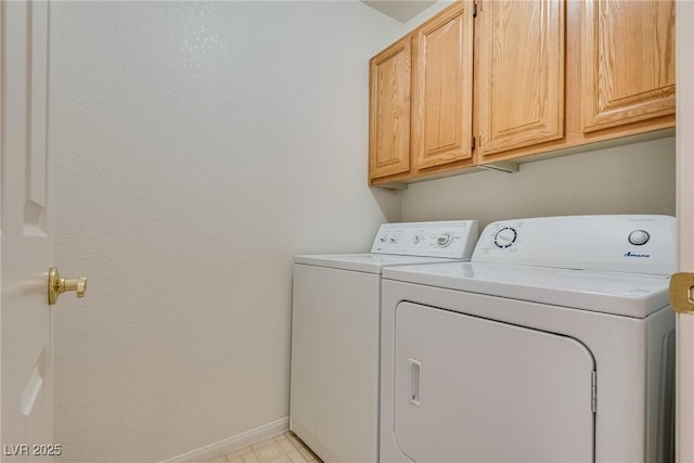 2904 Channel Bay Dr, Las Vegas, NV 89128 - laundry room with washing machine and dryer and cabinet space