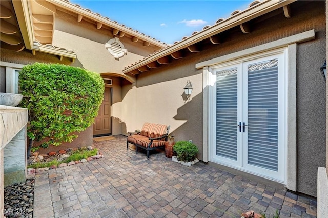 748 Puerto Real Ct, Las Vegas, NV 89138 - view of patio / terrace featuring french doors