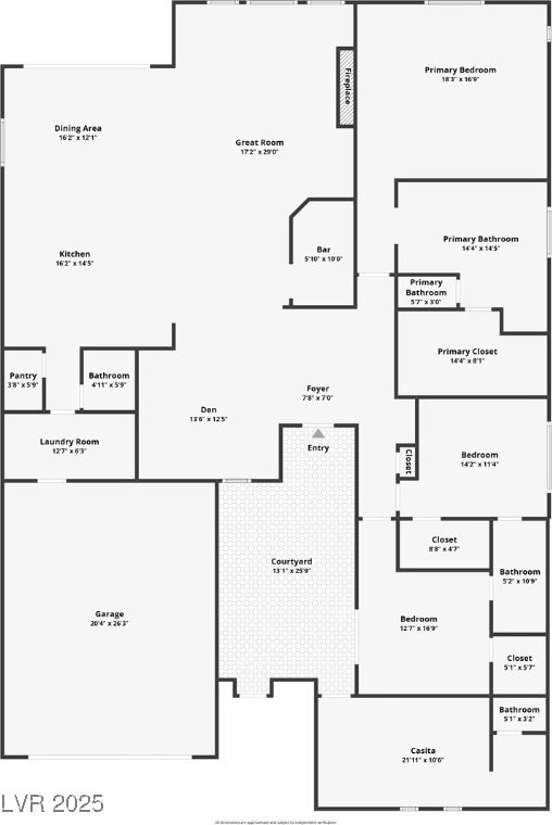 748 Puerto Real Ct, Las Vegas, NV 89138 - room layout