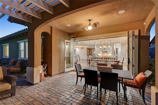 748 Puerto Real Ct, Las Vegas, NV 89138 - view of patio with outdoor dining space