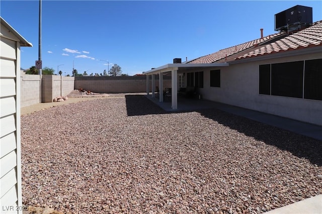 878 Samoy St, Las Vegas, NV 89110 - fenced backyard featuring a patio area