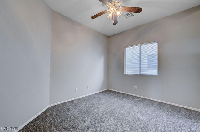 10518 Santerno St, Las Vegas, NV 89141 - unfurnished room featuring carpet, a ceiling fan, and baseboards