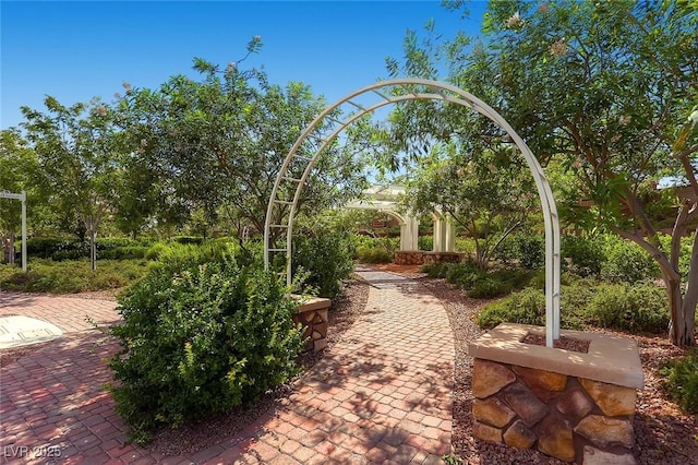 10121 Iron Wood Peak Ave, Las Vegas, NV 89166 - view of yard with a patio