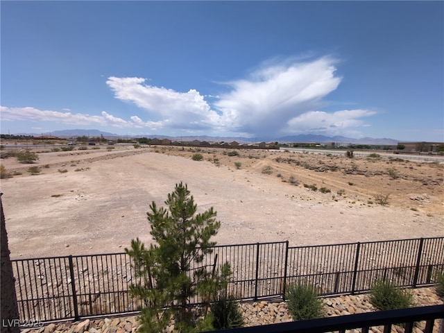 5669 Steampunk St, Las Vegas, NV 89118 - view of yard featuring a mountain view and a view of countryside