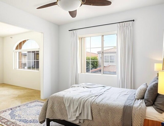3331 Cheltenham St, Las Vegas, NV 89129 - bedroom featuring a ceiling fan