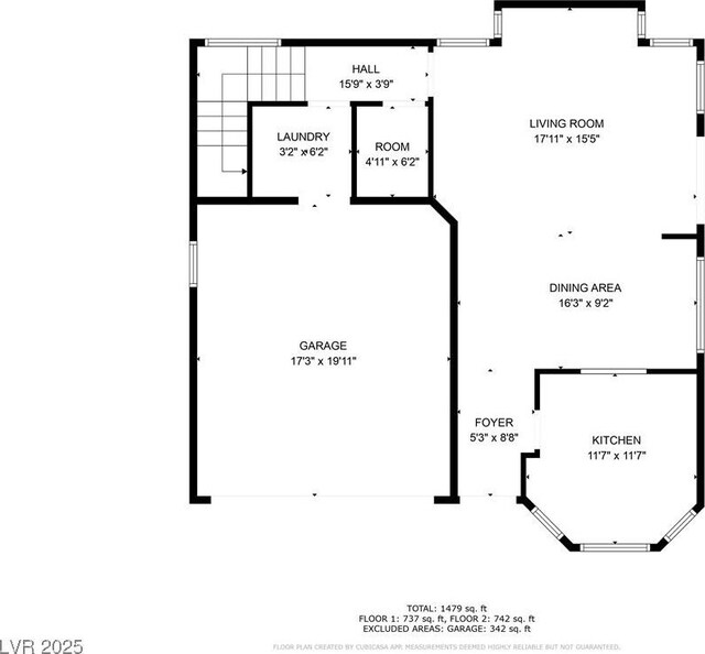 3331 Cheltenham St, Las Vegas, NV 89129 - home floor plan