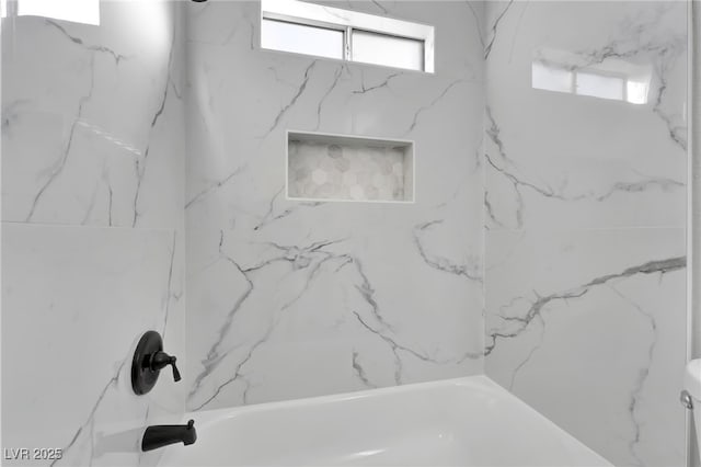 5453 Yvonne Cir, Las Vegas, NV 89122 - full bathroom with washtub / shower combination and toilet