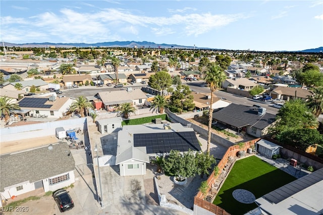 5453 Yvonne Cir, Las Vegas, NV 89122 - aerial perspective of suburban area featuring mountains