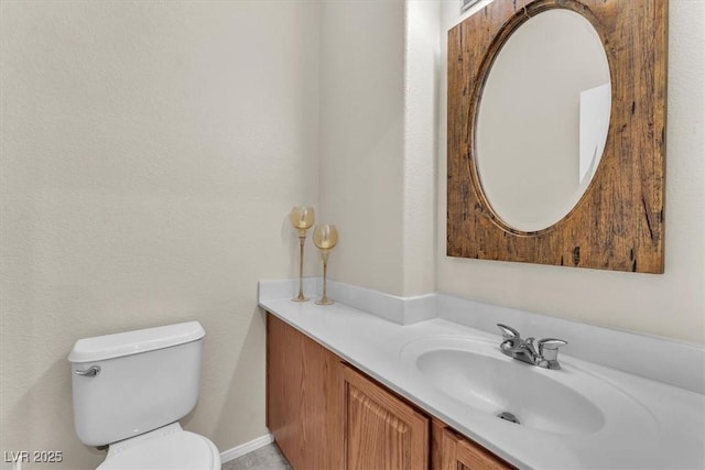 7852 Running Doe Ct, Las Vegas, NV 89149 - half bathroom with vanity and toilet
