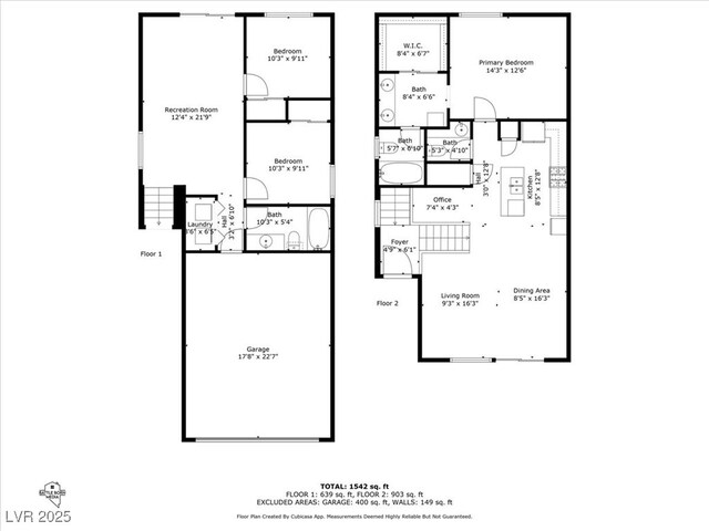 7852 Running Doe Ct, Las Vegas, NV 89149 - floor plan / room layout
