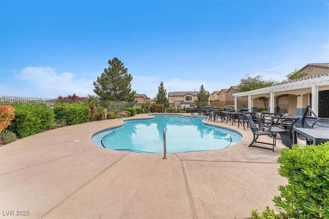 7852 Running Doe Ct, Las Vegas, NV 89149 - community pool featuring a patio