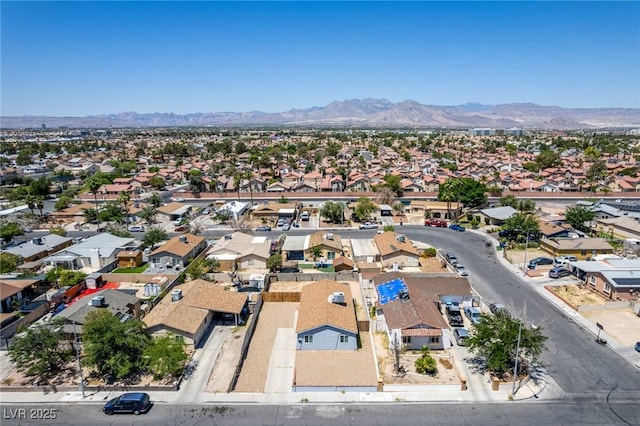 2432 Spanish Ct, Las Vegas, NV 89108 - aerial perspective of suburban area featuring a mountainous background