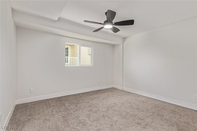 659 D Ave, Boulder City, NV 89005 - spare room featuring carpet, a ceiling fan, and baseboards