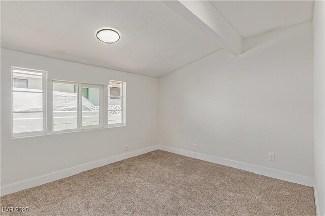 659 D Ave, Boulder City, NV 89005 - spare room with carpet floors, beamed ceiling, and baseboards