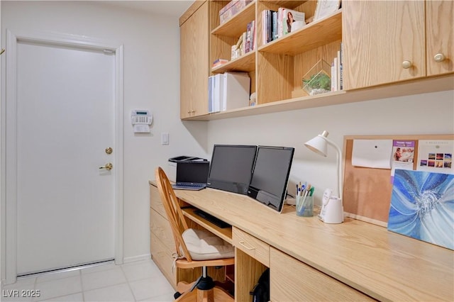 2545 Banora Point Dr, Las Vegas, NV 89134 - office with light tile patterned floors and baseboards