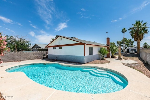 2116 Cameron St, Las Vegas, NV 89102 - view of pool with a fenced backyard and a patio