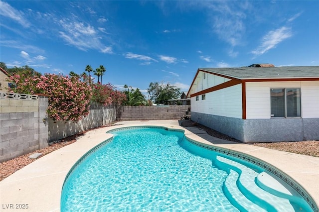 2116 Cameron St, Las Vegas, NV 89102 - view of swimming pool with a fenced backyard