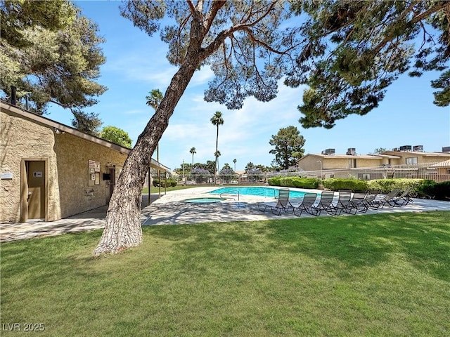 2204 Short Pine Dr, Las Vegas, NV 89108 - community pool featuring a patio
