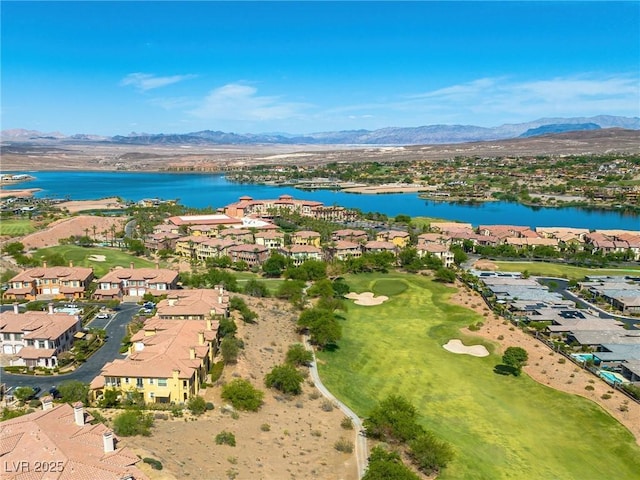 30 Via Vasari Unit 103, Henderson, NV 89011 - aerial view of residential area featuring a water and mountain view and a golf course