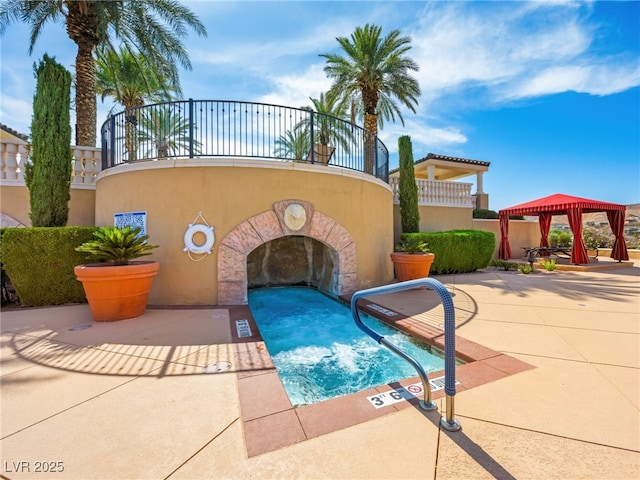 30 Via Vasari Unit 103, Henderson, NV 89011 - view of pool featuring a gazebo