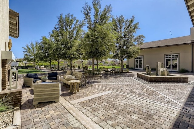 208 Coltrane Canyon Ave, Henderson, NV 89011 - view of patio / terrace with french doors