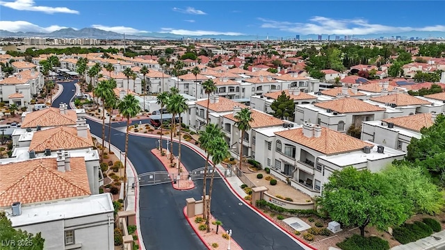 3150 Soft Breezes Dr Unit 1040, Las Vegas, NV 89128 - aerial perspective of suburban area with mountains
