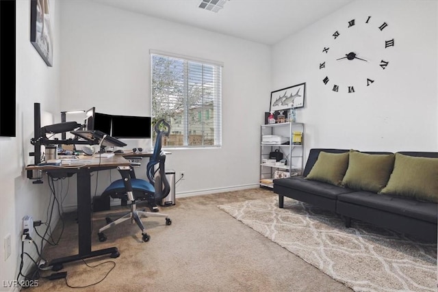 7616 Quail Dust St, North Las Vegas, NV 89084 - carpeted office featuring baseboards