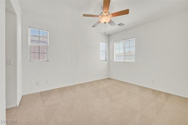 10162 Sunshine Village Pl, Las Vegas, NV 89183 - carpeted spare room featuring baseboards and ceiling fan