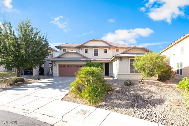 2608 Campobello Ave, North Las Vegas, NV 89081 - traditional-style home featuring concrete driveway, stucco siding, and an attached garage