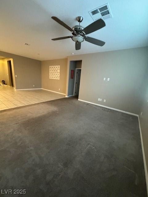 4108 Fairywren Dr, North Las Vegas, NV 89031 - carpeted spare room featuring ceiling fan and baseboards