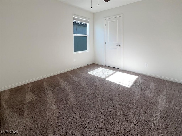 6918 Dandelion Park Ave, Las Vegas, NV 89113 - unfurnished room with carpet, baseboards, and ceiling fan