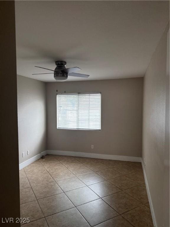 2025 Cary Grant Ct, Las Vegas, NV 89142 - empty room featuring tile patterned floors, ceiling fan, and baseboards