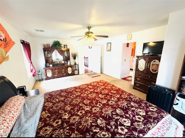 8156 Blue Hope Diamond Ln, Las Vegas, NV 89139 - carpeted bedroom featuring a ceiling fan