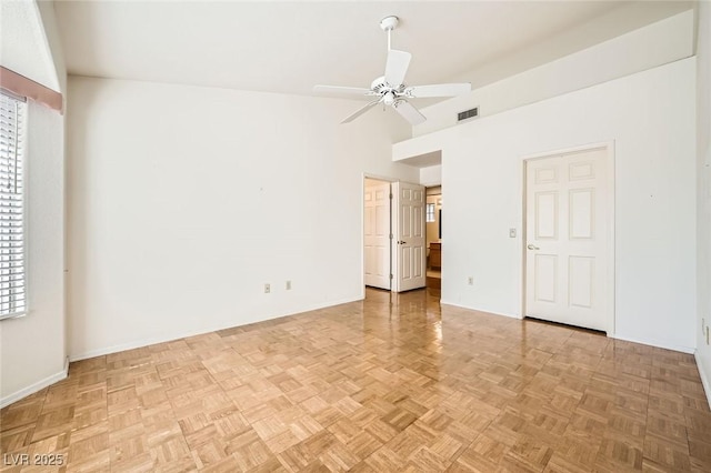 3104 Hayden Ct, Las Vegas, NV 89134 - spare room featuring ceiling fan and a high ceiling