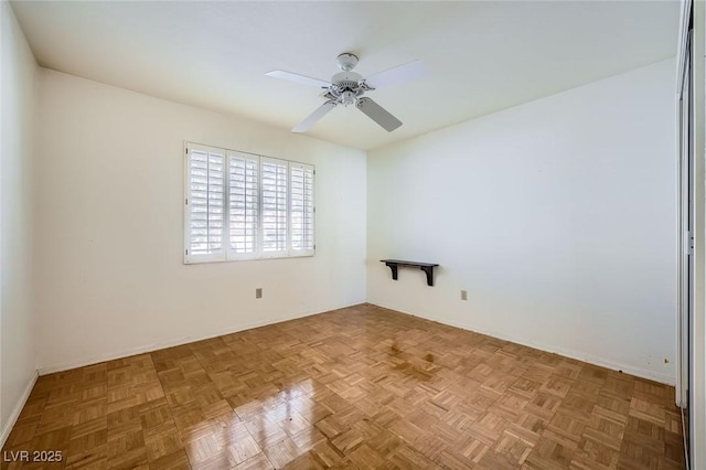 3104 Hayden Ct, Las Vegas, NV 89134 - spare room with ceiling fan and baseboards
