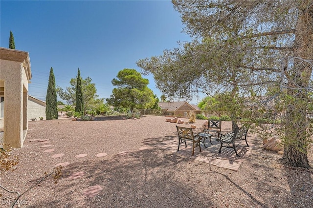 3104 Hayden Ct, Las Vegas, NV 89134 - fenced backyard featuring a patio area