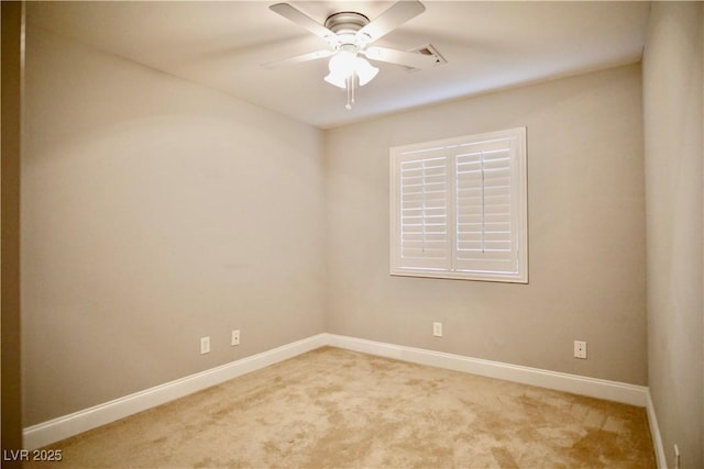 9144 Clear Sky Ave, Las Vegas, NV 89178 - carpeted spare room featuring ceiling fan and baseboards
