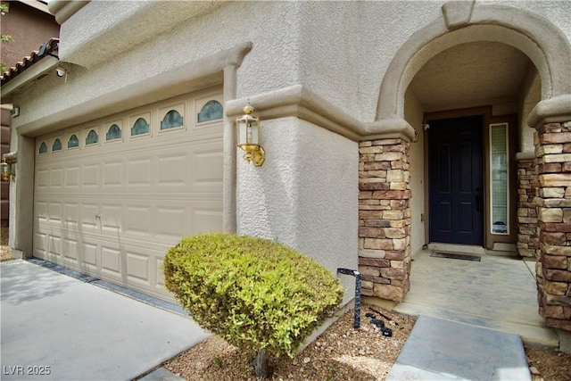 9144 Clear Sky Ave, Las Vegas, NV 89178 - entrance to property featuring stucco siding and stone siding