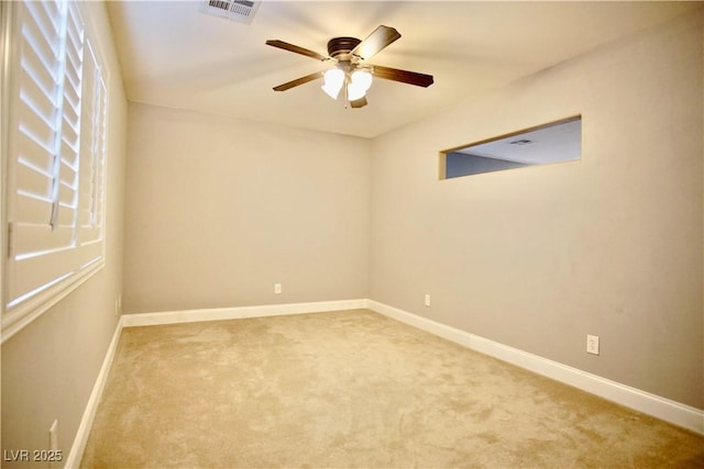 9144 Clear Sky Ave, Las Vegas, NV 89178 - unfurnished room with carpet, a ceiling fan, and baseboards