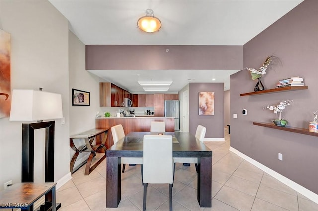 150 Las Vegas Blvd Unit 1503, Las Vegas, NV 89101 - dining space featuring light tile patterned floors and baseboards