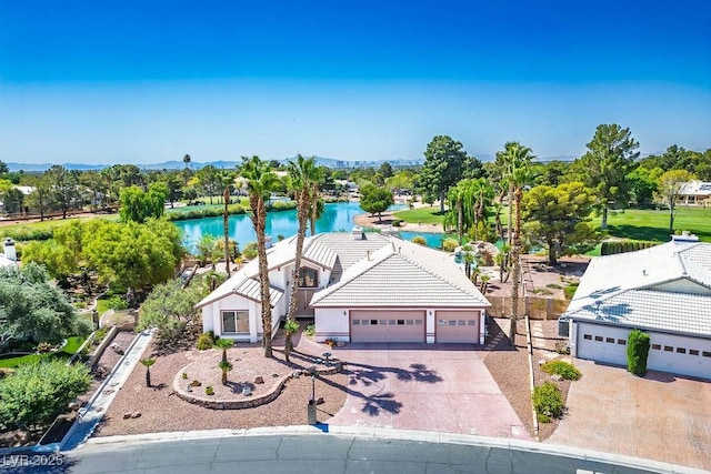 5401 Indian Hills Ave, Las Vegas, NV 89130 - bird's eye view of a water and mountain view