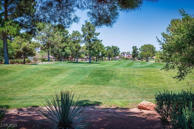 5401 Indian Hills Ave, Las Vegas, NV 89130 - view of community featuring a lawn and golf course view