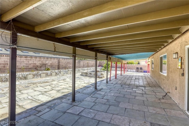 5132 Springland St, Las Vegas, NV 89146 - fenced backyard with a patio area