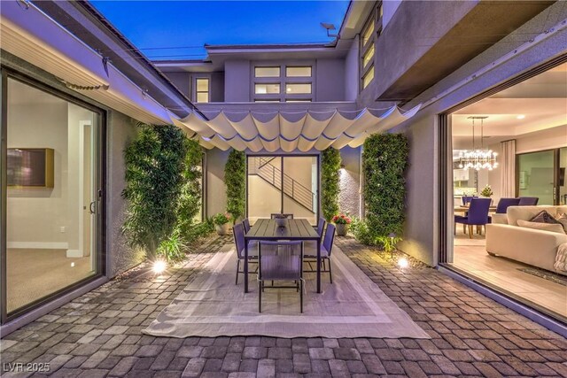 10 Sugarberry Ln, Las Vegas, NV 89135 - view of patio / terrace with outdoor dining area