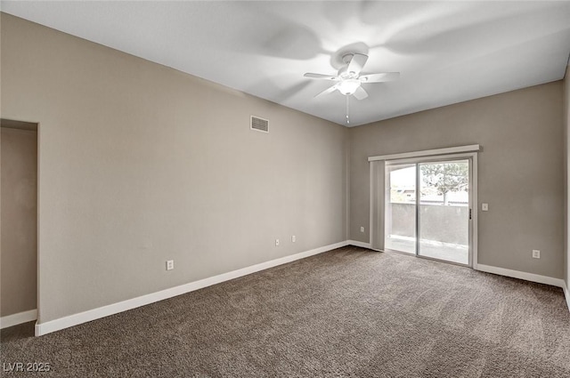 9303 Gilcrease Ave Unit 2217, Las Vegas, NV 89149 - unfurnished room with carpet floors, ceiling fan, and baseboards