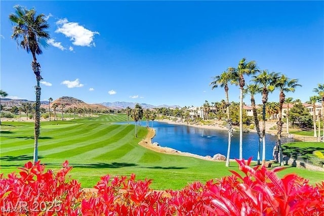 224 Wicked Wedge Way, Las Vegas, NV 89148 - surrounding community with a water and mountain view and golf course view