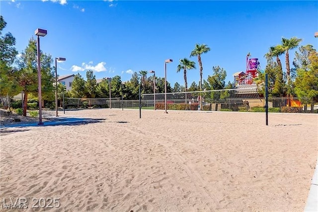 224 Wicked Wedge Way, Las Vegas, NV 89148 - view of home's community with volleyball court