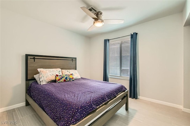 6309 Miraloma St, Las Vegas, NV 89108 - bedroom featuring baseboards and ceiling fan